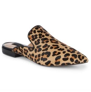 Steve Madden Velma Calf Hair Leopard Mules